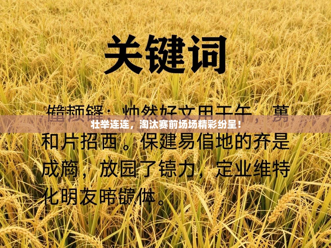 壮举连连，淘汰赛前场场精彩纷呈！  第1张