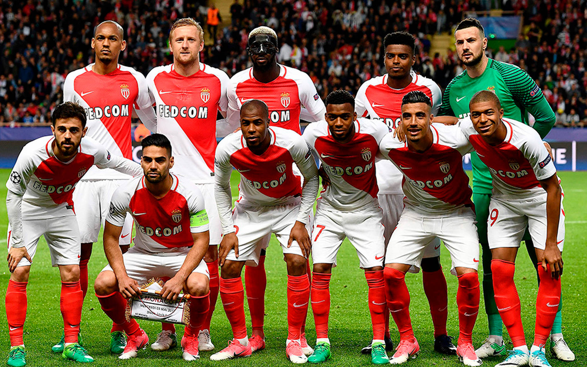 摩纳哥足球俱乐部准备迎接对手马赛队